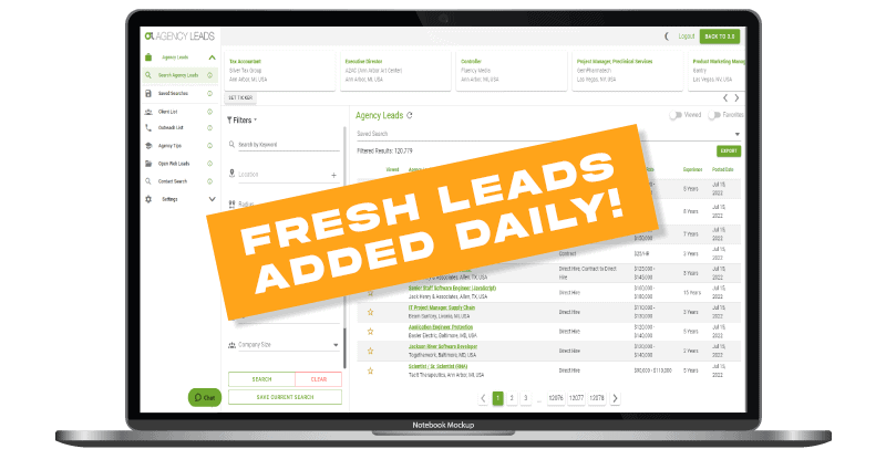 new leads added daily