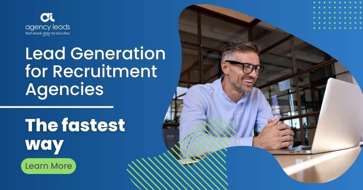 Lead generation for recruitment Agencies - Blue