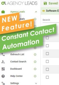 new feature Constant Contact automation