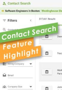 Contact Search featured highlight